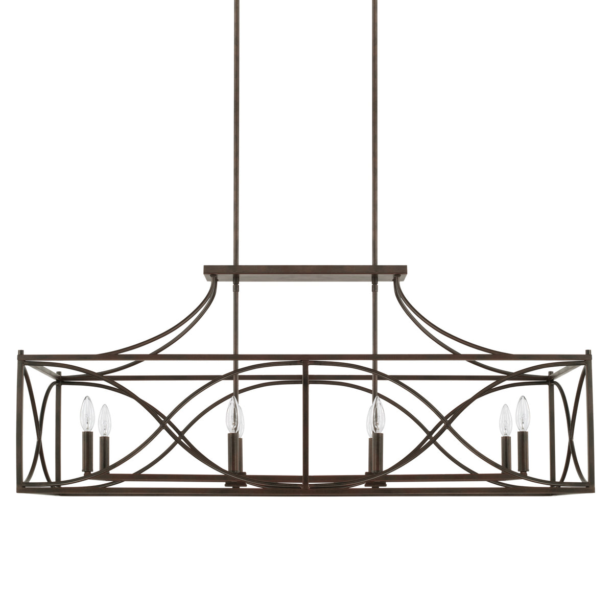 Capital Tybee 8-Light Linear Chandelier