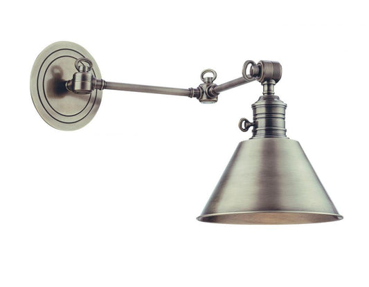 Hudson Valley Garden City Adjustable Wall Sconce Old Bronze
