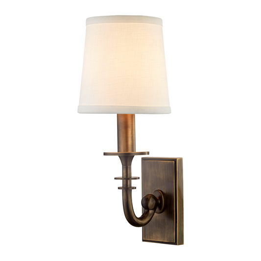Hudson Valley Carroll Wall Sconce Distressed Bronze