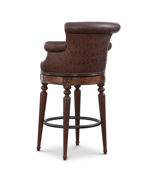 Maitland-Smith Brooks Bar Stool mahogany