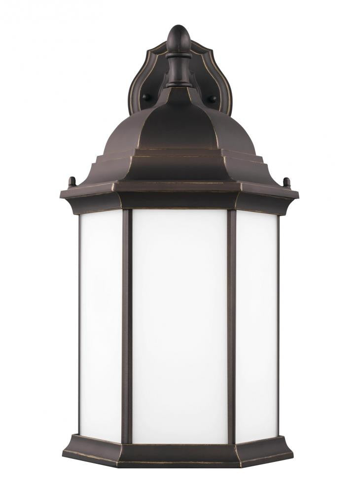 Generation Lighting Sevier Large One Light Downlight Outdoor Wall La Antique Bronze