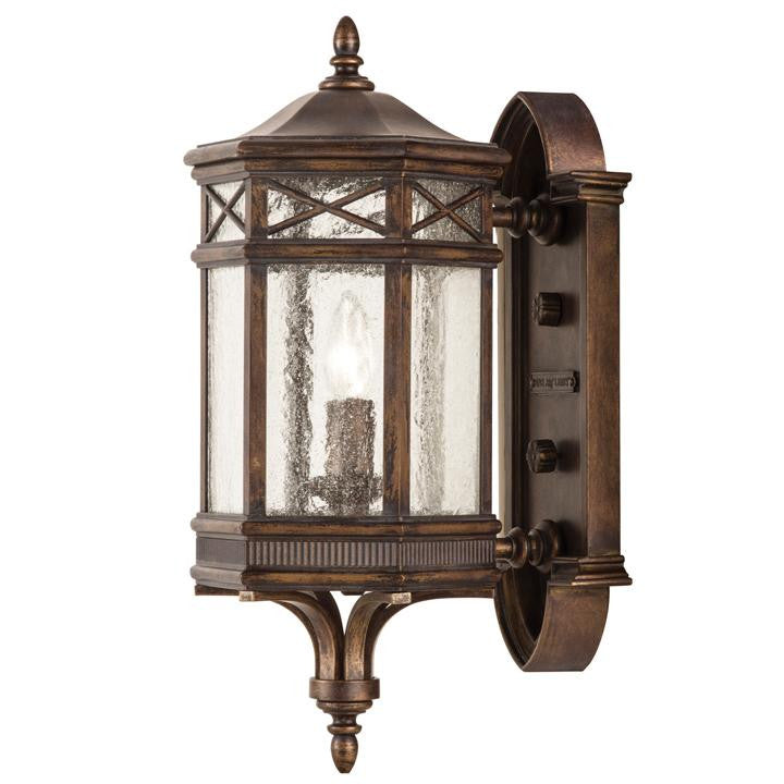 Fine Art Handcrafted Lighting Holland Park Outdoor Wall Mount Antique Bronze