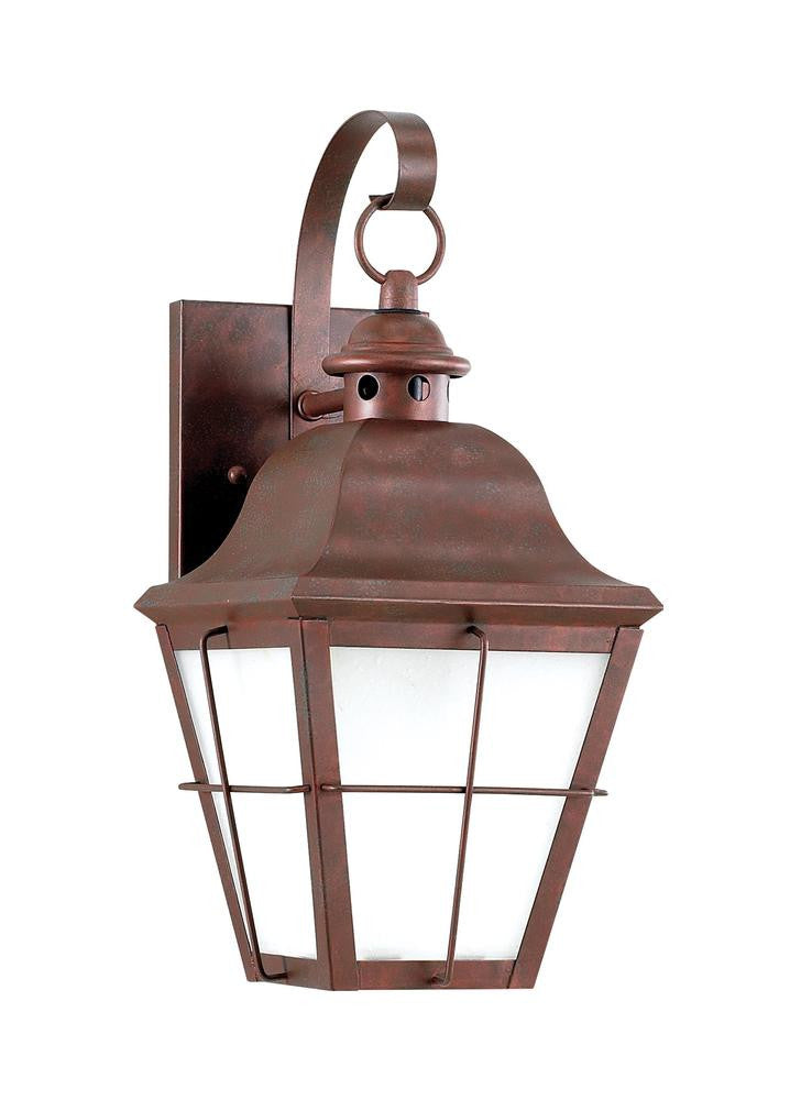 Generation Lighting Chatham One Light Outdoor Wall Lantern Weathered Copper