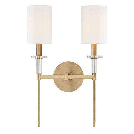 Hudson Valley Amherst Wall Sconce Aged Brass