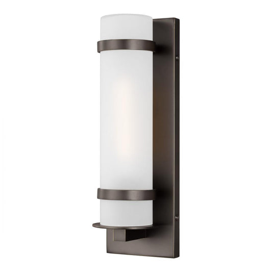 Generation Lighting Alban Small One Light Outdoor Wall Lantern Antique Bronze