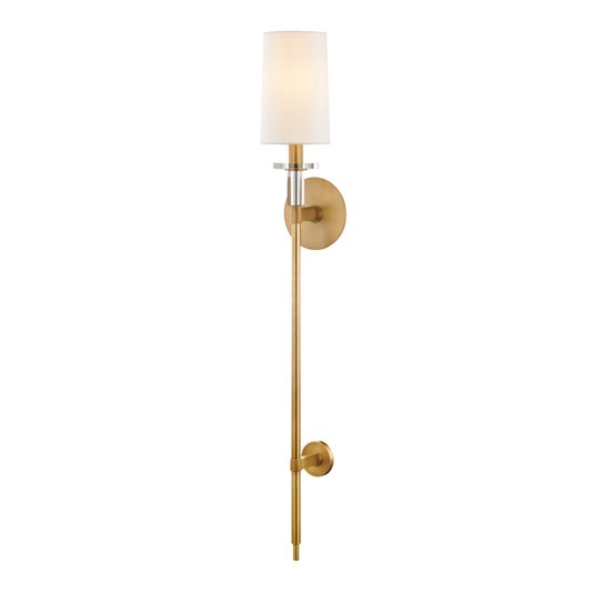 Hudson Valley Amherst Wall Sconce Aged Brass