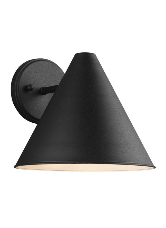 Generation Lighting Crittenden Medium One Light Outdoor Wall Lantern Black
