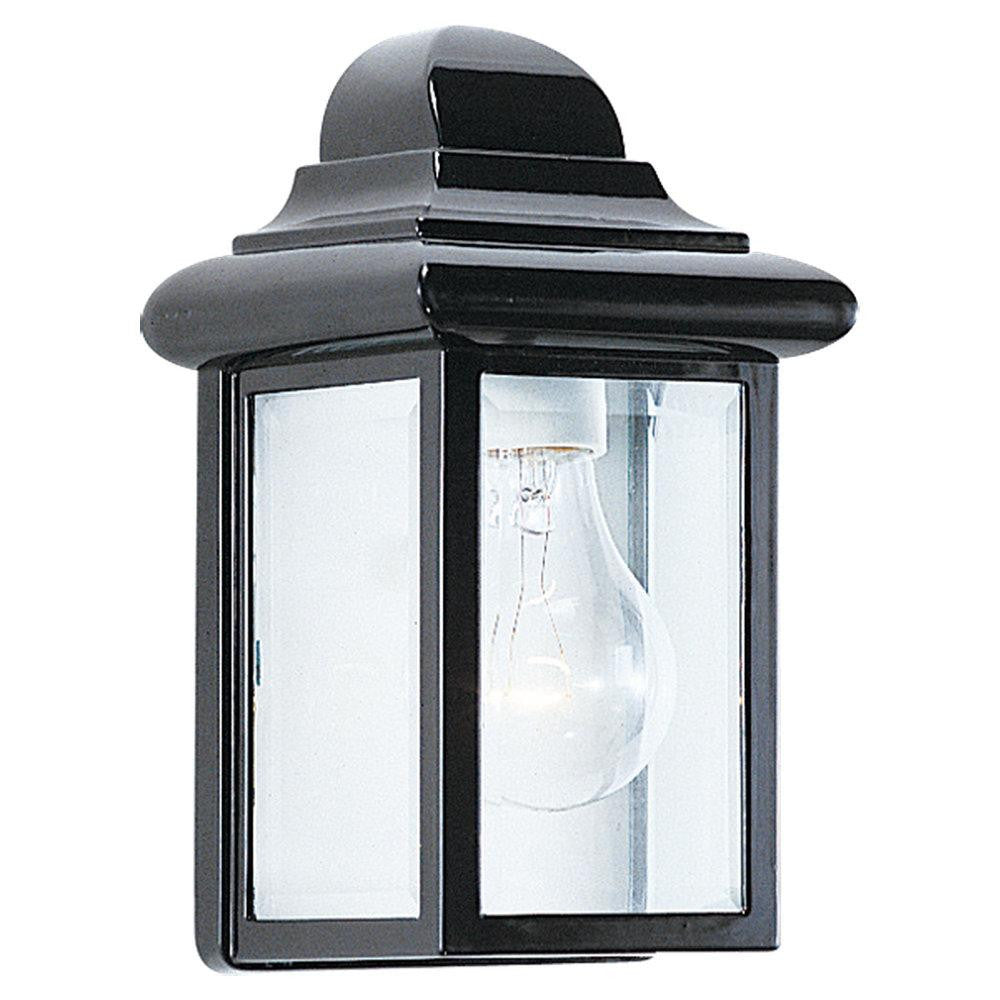 Generation Lighting Mullberry Hill One Light Outdoor Wall Lantern Black