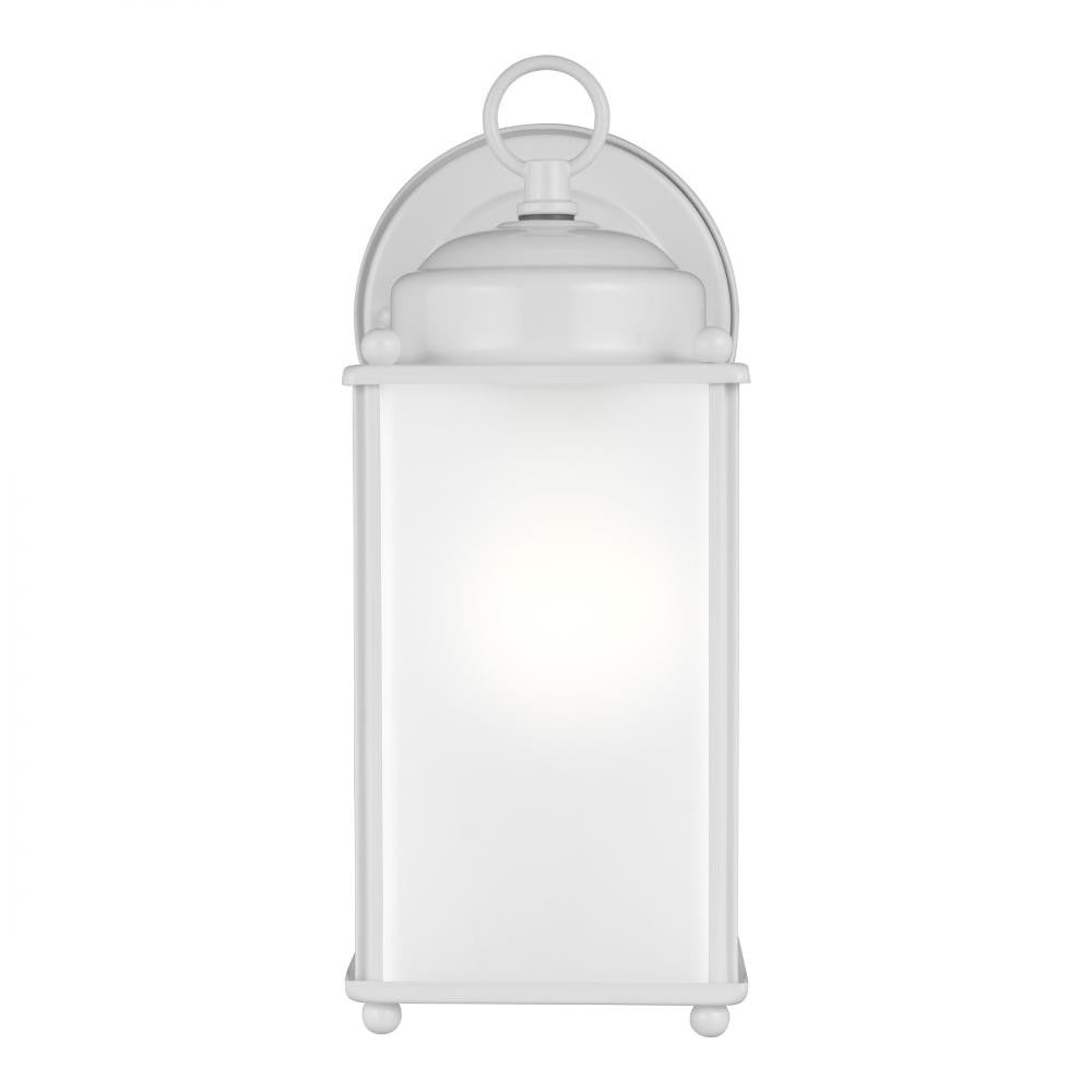 Generation Lighting New Castle Large One Light Outdoor Wall Lantern White