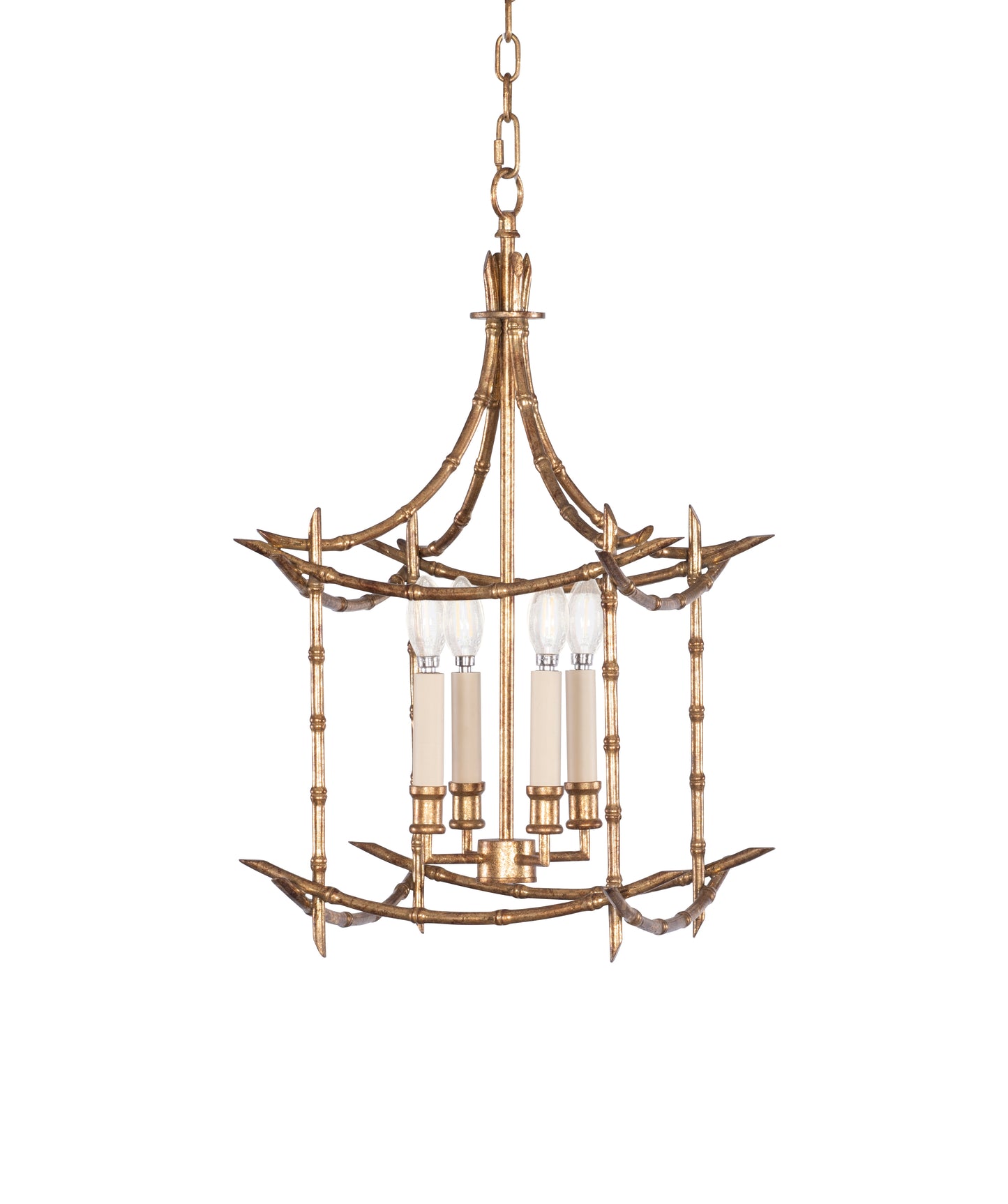 Maitland-Smith Otaru Lantern in Gold