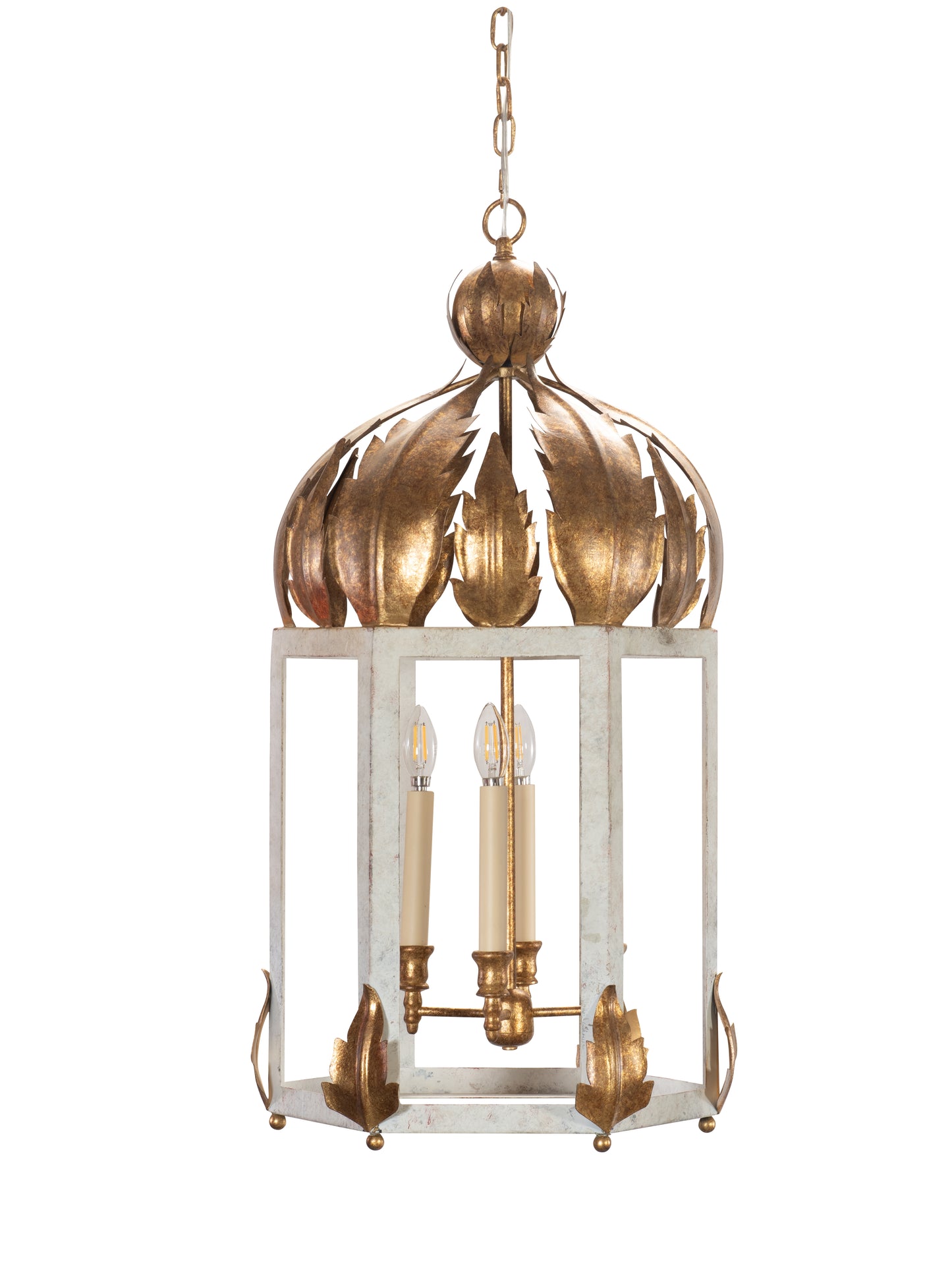 Maitland-Smith Venetian Lantern in Red