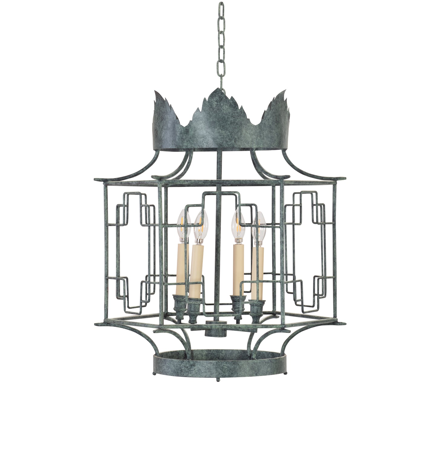 Maitland-Smith Maison Lantern in Red
