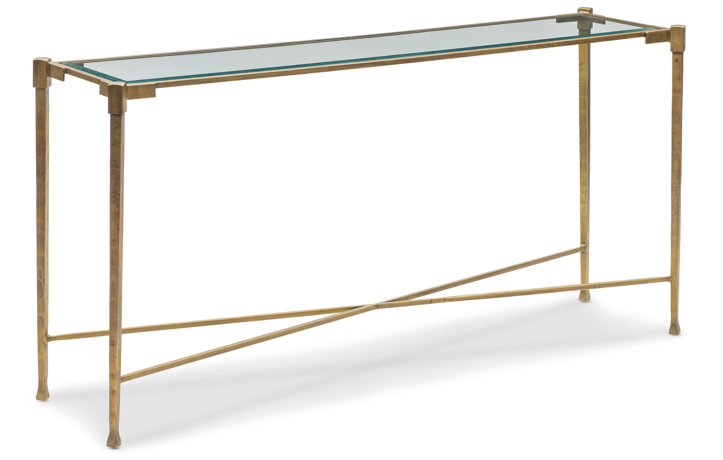 Maitland-Smith Iron Console in Gray