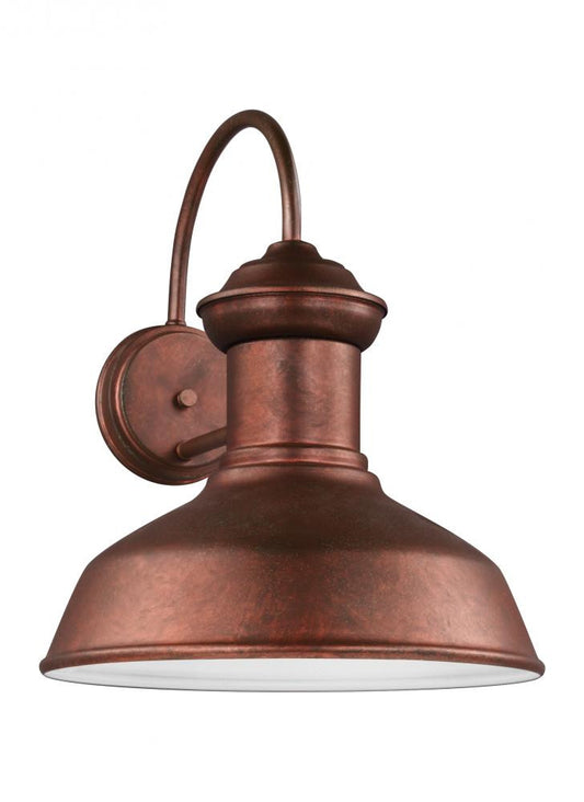 Generation Lighting Fredricksburg Large One Light Outdoor Wall Lante Weathered Copper