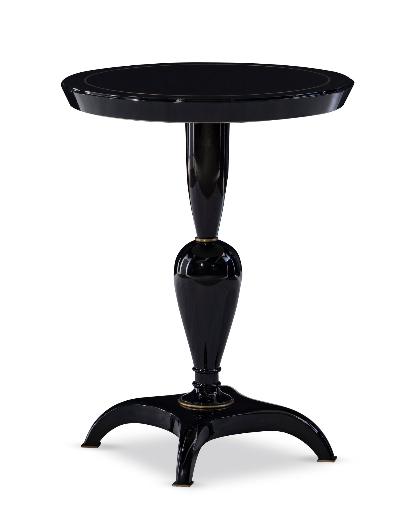Maitland-Smith Watkins Side Table in Brass