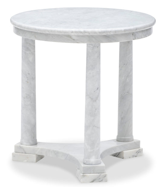 Maitland-Smith Neoclassic Marble Side Table