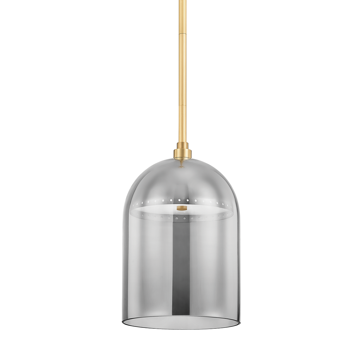 Hudson Valley Dorval 9" Pendant Aged Brass
