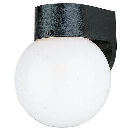 Generation Lighting One Light Outdoor Wall Lantern Black