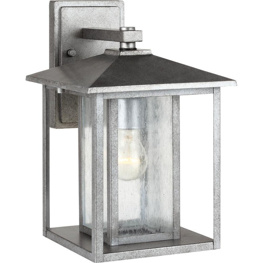 Generation Lighting Hunnington One Light Outdoor Wall Lantern Weathered Pewter