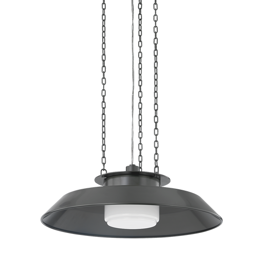 Hudson Valley Woodrow 22" Pendant Distressed Bronze