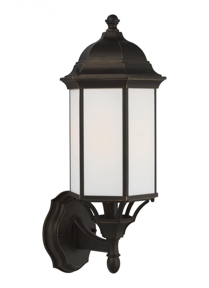 Generation Lighting Sevier Medium One Light Uplight Outdoor Wall Lan Antique Bronze