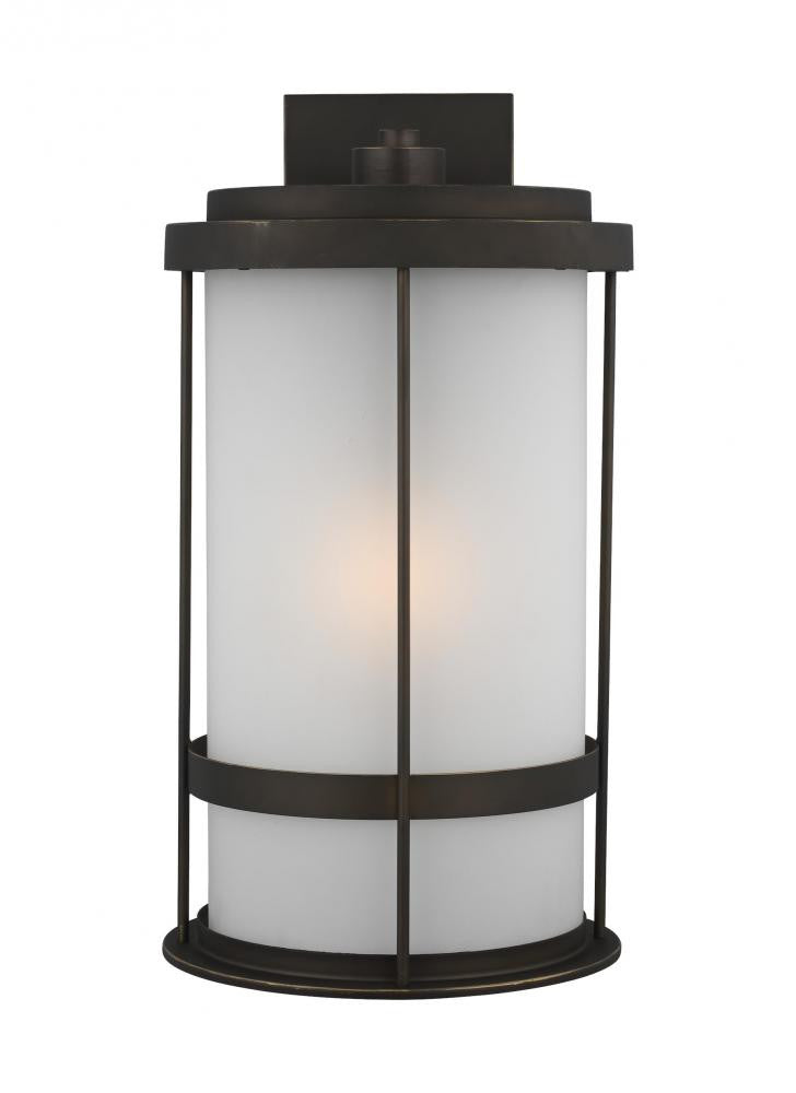 Generation Lighting Wilburn Extra Large One Light Outdoor Wall Lante Antique Bronze