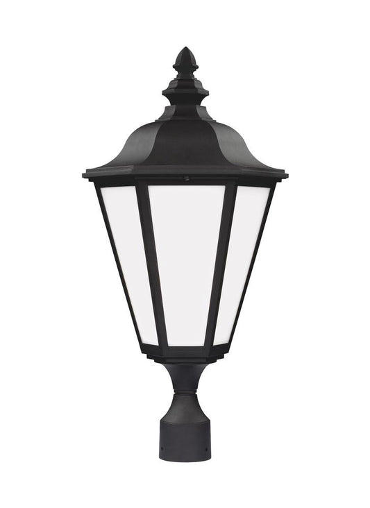 Generation Lighting Brentwood One Light Outdoor Post Lantern Black