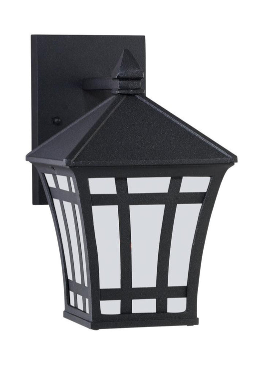 Generation Lighting Herrington One Light Outdoor Wall Lantern Black