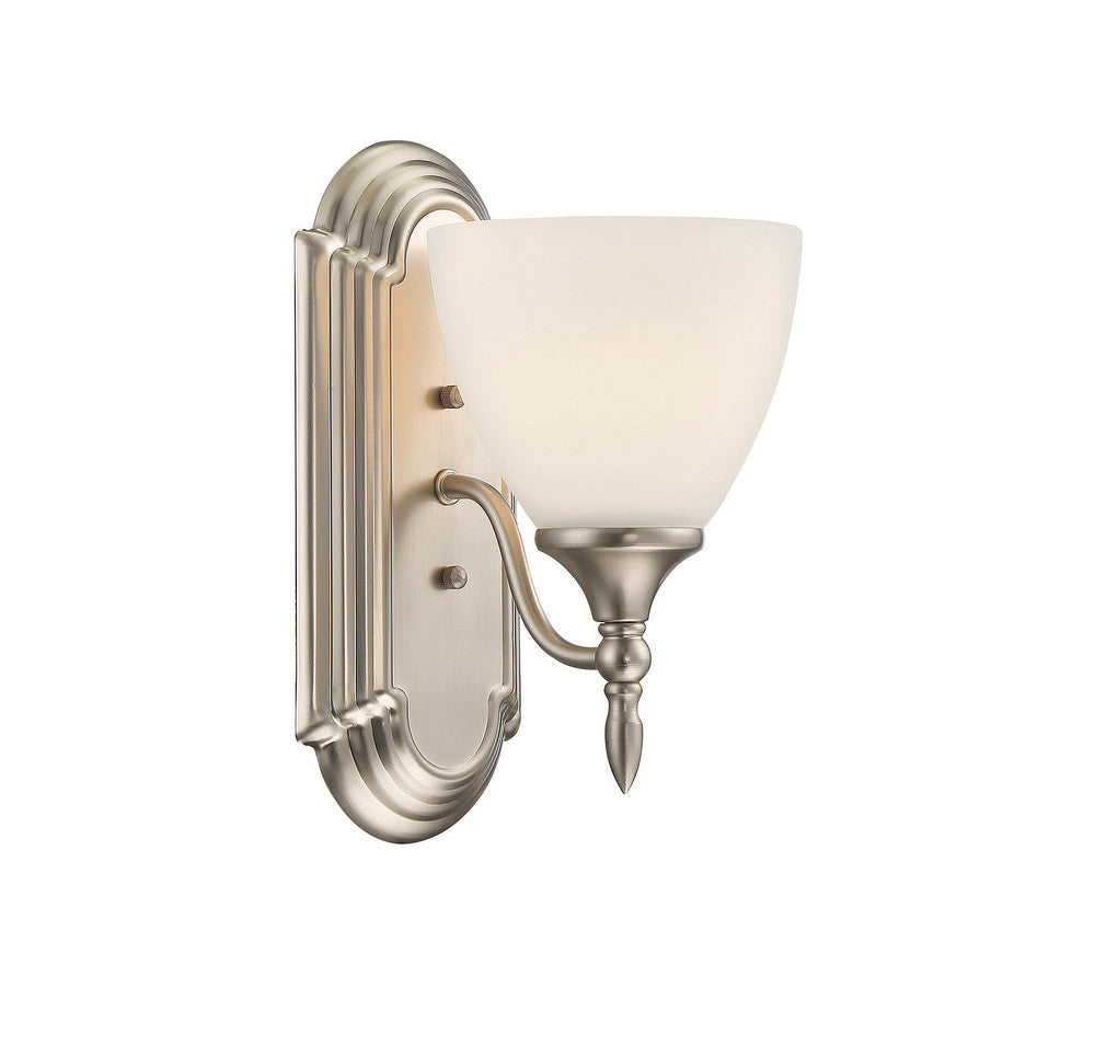Savoy House Herndon Wall Sconce Satin Nickel