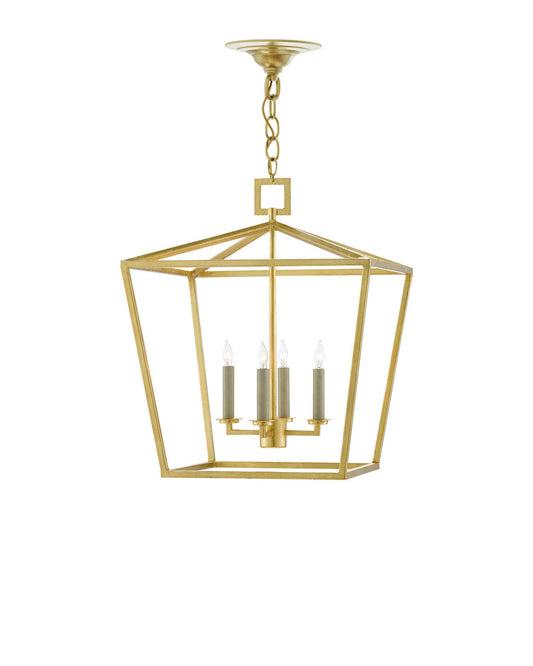 Denison Medium Lantern - Gold