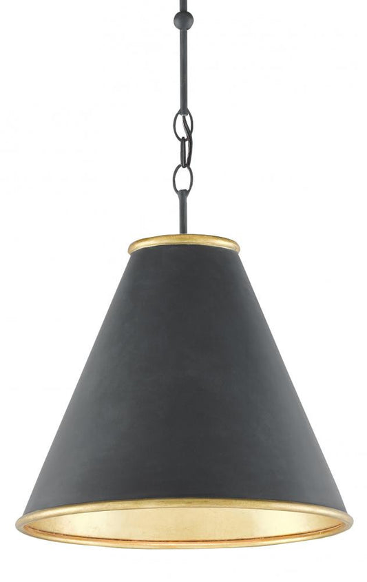 Pierrepont Small Black Pendant Currey and Company 9000-0534