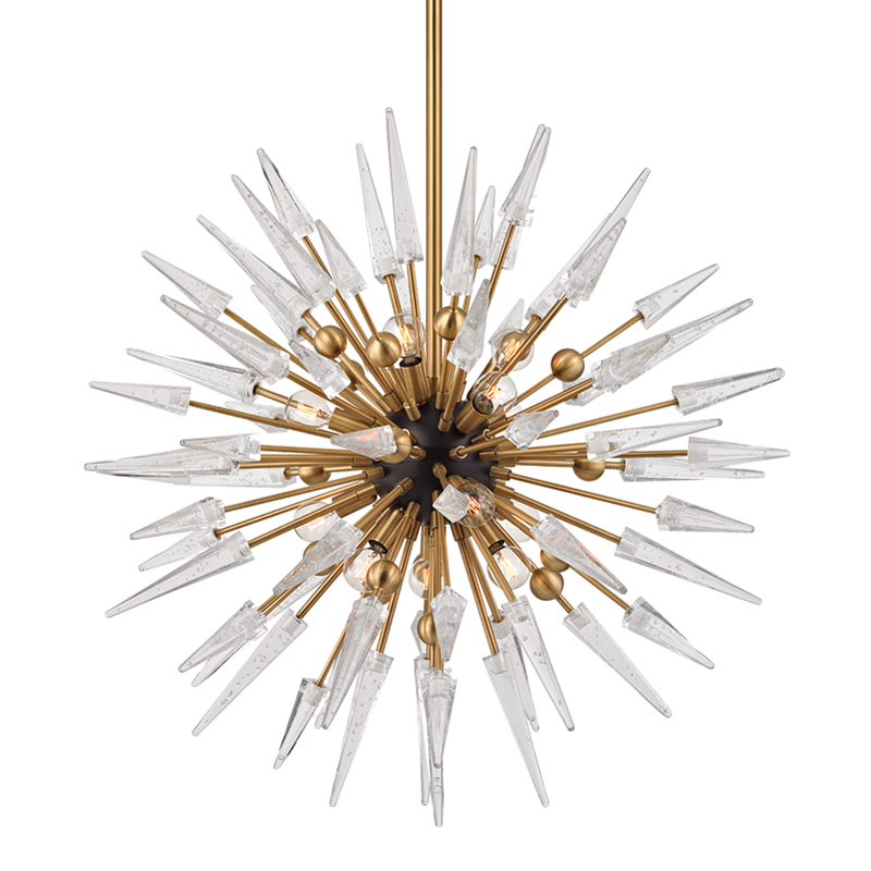 Hudson Valley Sparta Chandelier Antique Brass