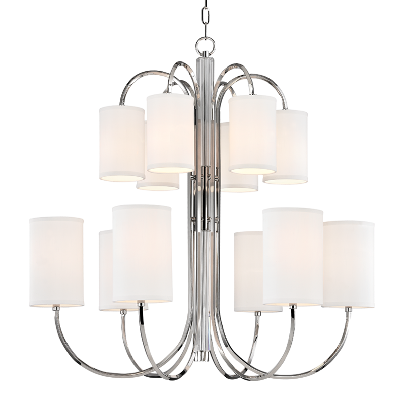 Hudson Valley Junius Chandelier Polished Nickel