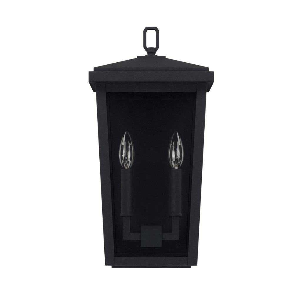 Capital Donnelly Outdoor Wall Lantern Black