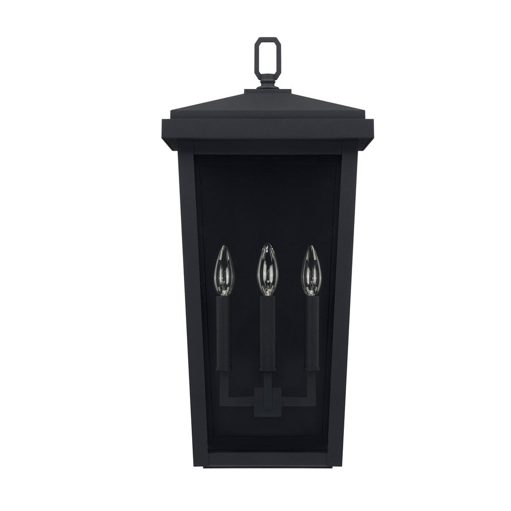 Capital Donnelly Outdoor Wall Lantern Black