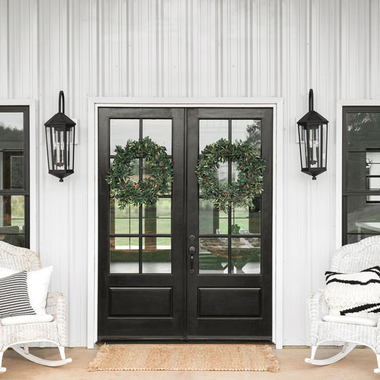 Capital Ellsworth Outdoor Wall Lantern Black