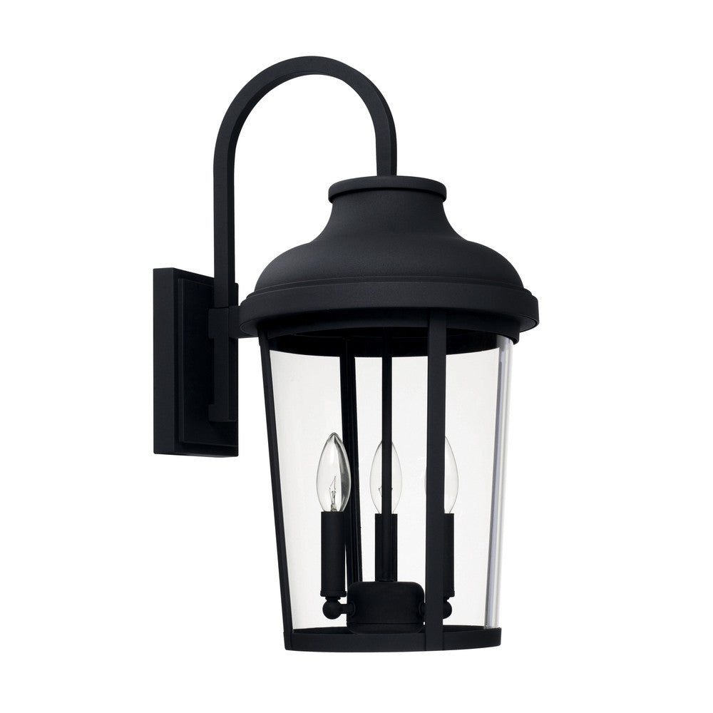 Capital Dunbar Outdoor Wall Lantern Black