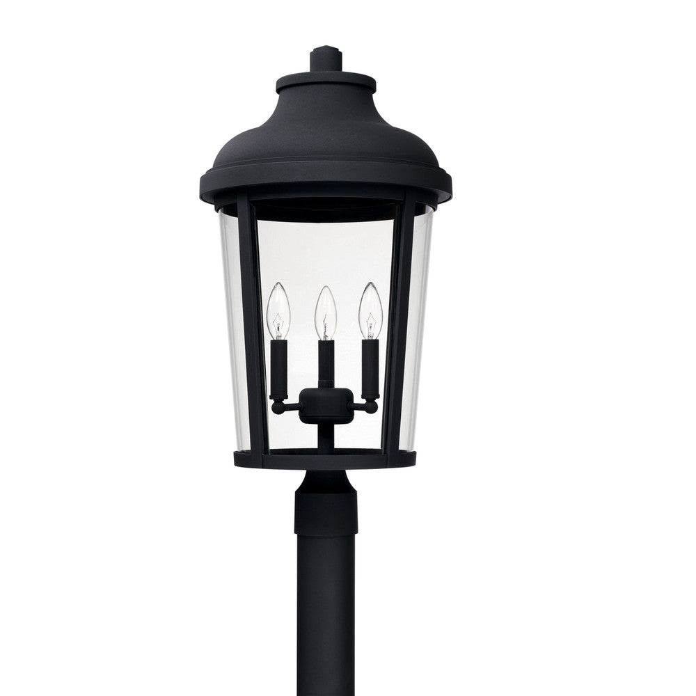 Capital Dunbar Outdoor Post Lantern Black