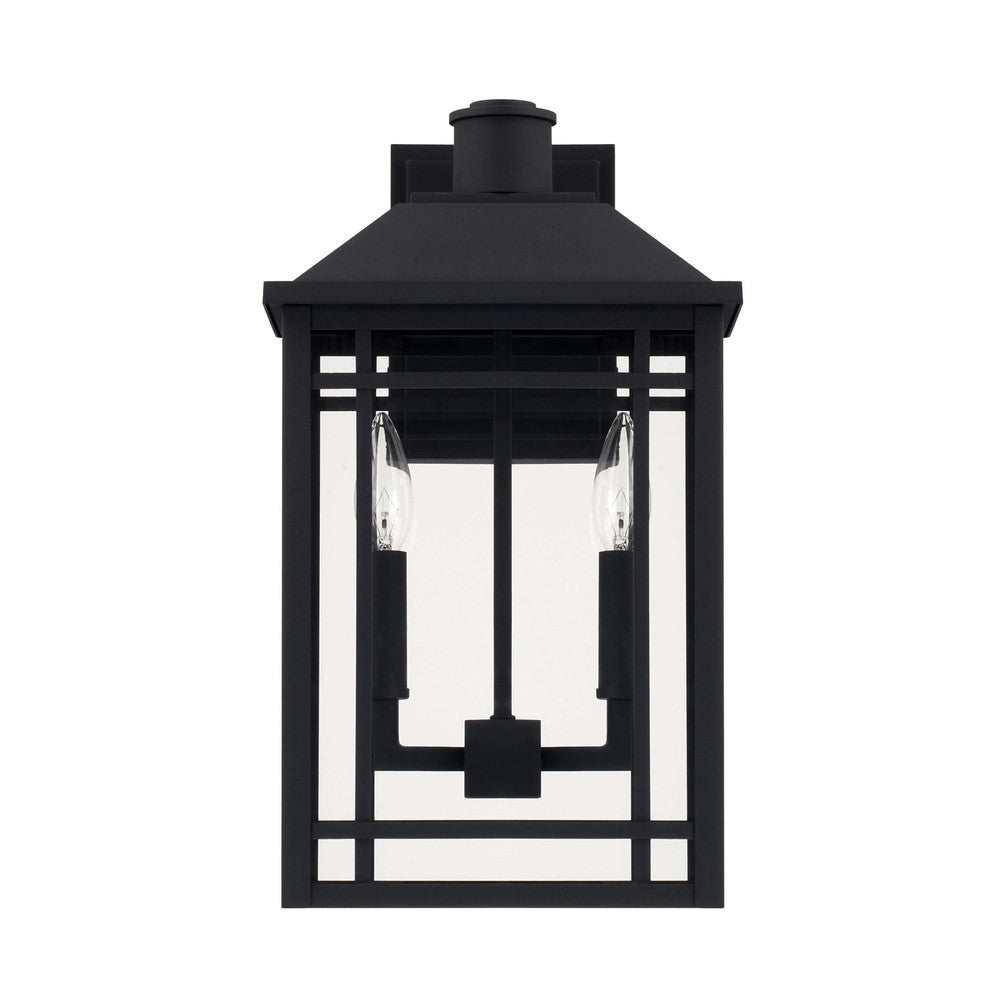 Capital Braden Outdoor Wall Lantern Black
