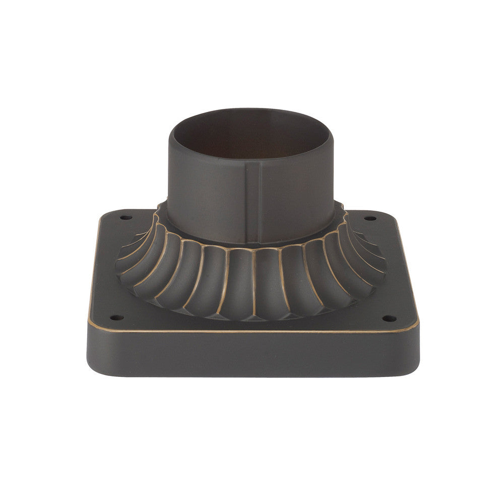 Outdoor Pier Mount Flange - Oiled Bronze