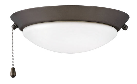 Hinkley Large Low Profile Fan Light Kit Metallic Matte Bronze