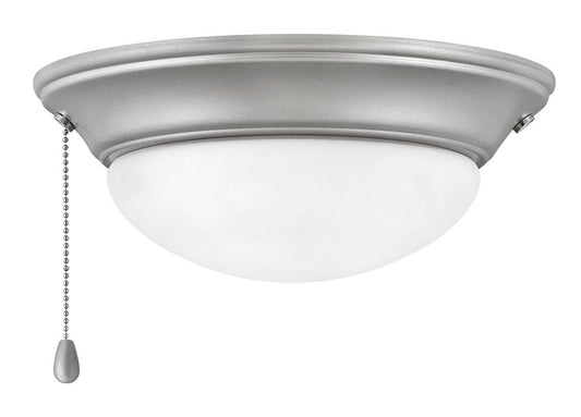 Hinkley Small Low Profile Fan Light Kit Brushed Nickel