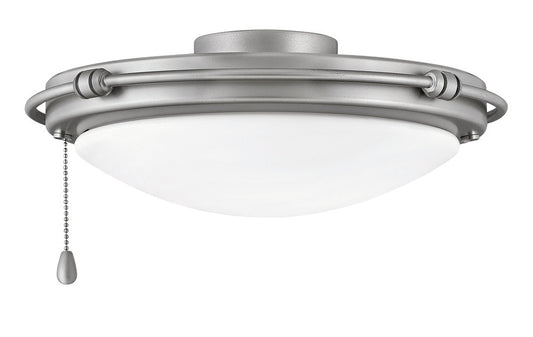 Hinkley Rail Trim Fan Light Kit Brushed Nickel