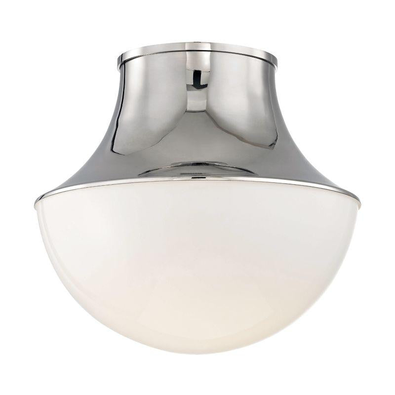 Hudson Valley Lettie Flush Mount Polished Nickel