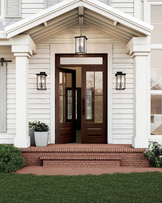 Capital Barrett Outdoor Wall Lantern Black