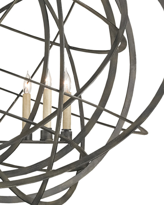 Genesis Orb Chandelier Currey and Company 9488