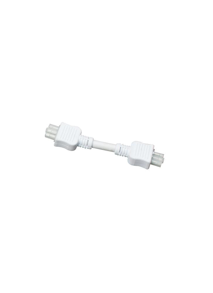 Generation Lighting Connectors and Accessories 6 Inch Connector Cord White