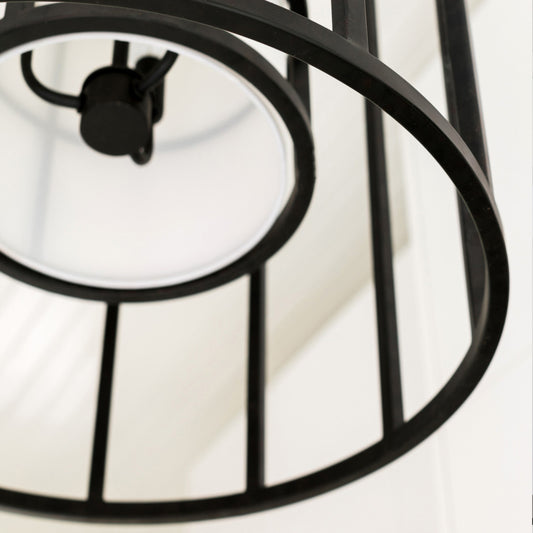 Hulton Chandelier - Matte Black 28"H, Crystorama (9597-MK 2KQV6)