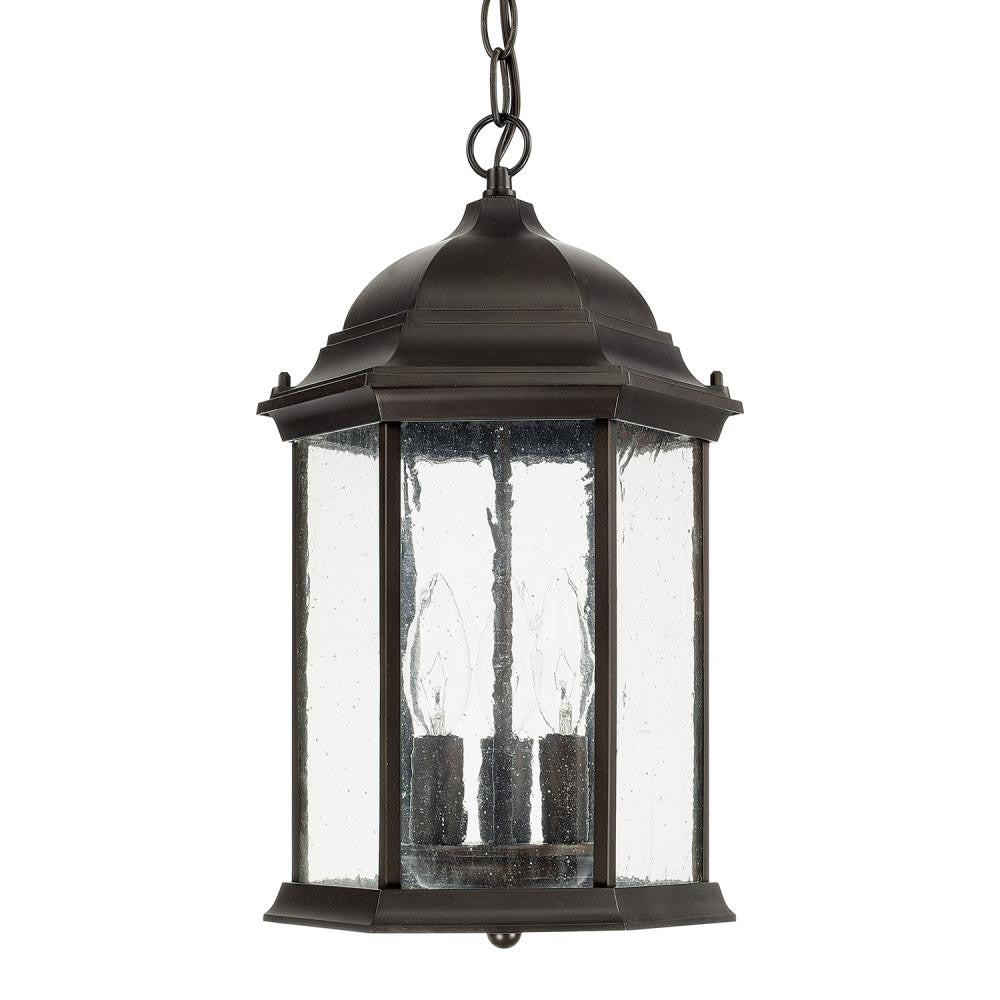 Main Street Outdoor Hanging Lantern - Black