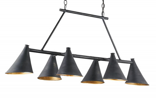 Culpepper Rectangular Chandelier Currey and Company 9841